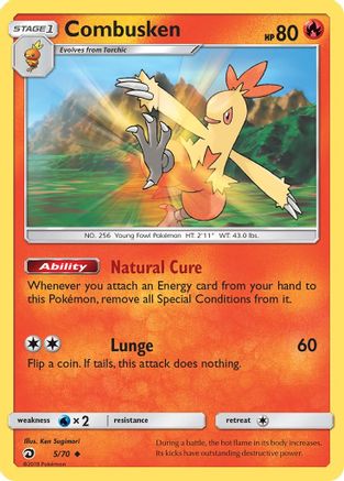Combusken 005/70 Dragon Majesty - Uncommon
