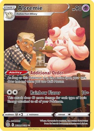 Alcremie TG08/TG30 - Holofoil SWSH09 Brilliant Stars Trainer Gallery - Ultra Rare