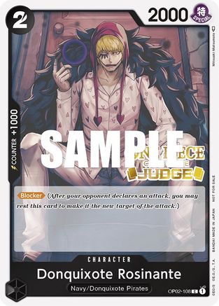 Donquixote Rosinante (Judge Pack Vol. 2) (OP02-108) - One Piece Promotion Cards Foil