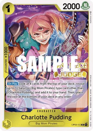 Charlotte Pudding (Judge Pack Vol. 2) (OP03-112) - One Piece Promotion Cards Foil