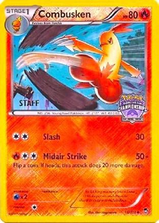 Combusken 013/111  - Reverse Holofoil League & Championship Cards - Promo