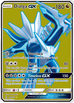 Dialga GX (Full Art) 146  - Holofoil SM  Ultra Prism - Ultra Rare