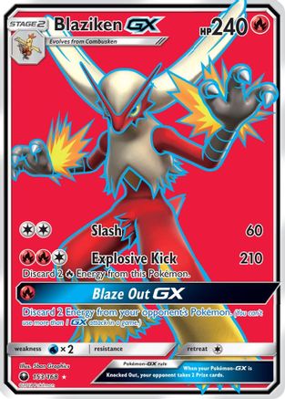 Blaziken GX (Full Art) 153  - Holofoil SM  Celestial Storm - Ultra Rare