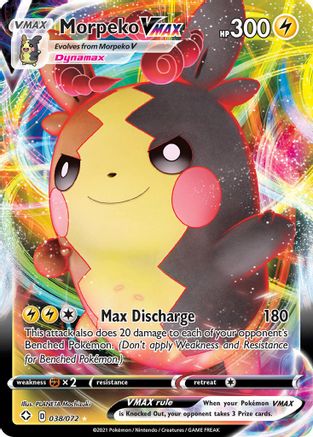 Morpeko VMAX 038/072  - Holofoil Shining Fates - Ultra Rare