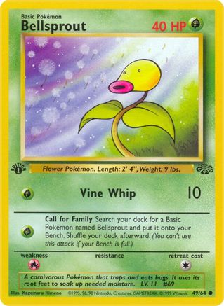 Bellsprout 049/64  - 1st Edition Jungle - Common