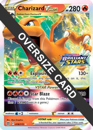 Charizard VSTAR 018  - Holofoil Jumbo Cards - Ultra Rare