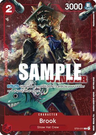 Brook (Winner Pack Vol. 4) (ST01-011) - One Piece Promotion Cards Foil