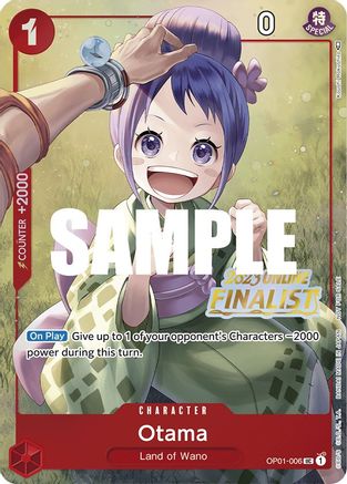 Otama (Online Regional 2023) [Finalist] (OP01-006) - One Piece Promotion Cards Foil