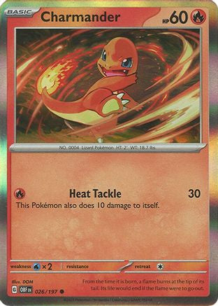 Charmander 026/197  - Holofoil Miscellaneous Cards & Products - Promo