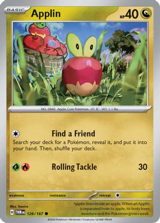 Applin 126/167  SV06 Twilight Masquerade - Common