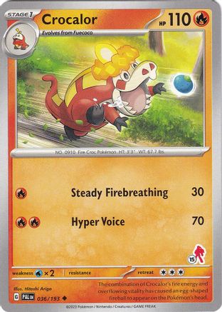 Crocalor - Armarouge 15 036  Battle Academy 2024 - Uncommon