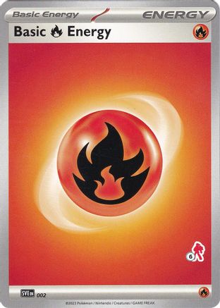 Basic Fire Energy - Armarouge 6 002  Battle Academy 2024 - Unconfirmed