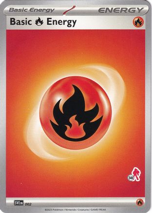 Basic Fire Energy - Armarouge 38 002  Battle Academy 2024 - Unconfirmed