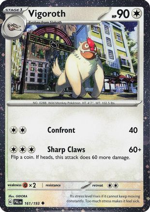 Vigoroth (Cosmos Holo) 161/193  - Holofoil Miscellaneous Cards & Products - Uncommon