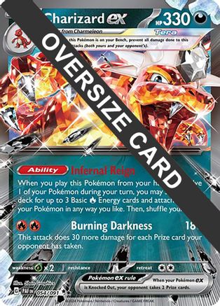 Charizard ex 054/091  - Holofoil Jumbo Cards - Double Rare