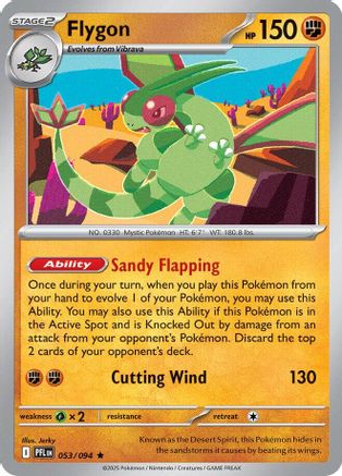 Flygon 053/094  - Holofoil ME02 Phantasmal Flames - Rare