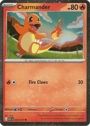 Charmander 020/217  - Holofoil Miscellaneous Cards & Products - Common