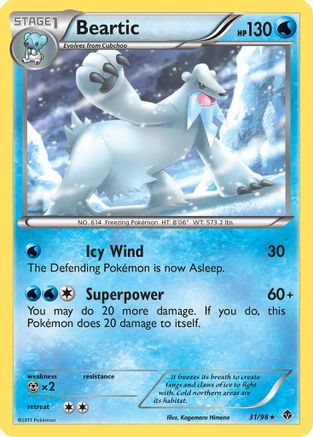 Beartic (31) 031  Emerging Powers - Rare