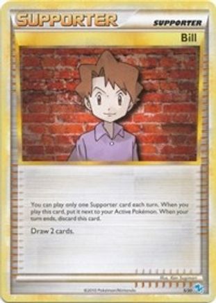 Bill (#18) 018  HGSS Trainer Kit Gyarados & Raichu - Common