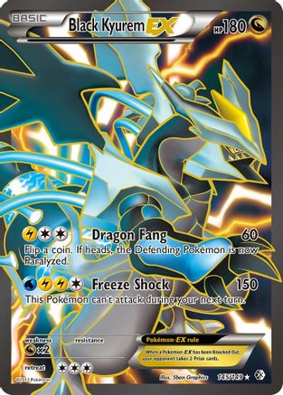 Black Kyurem EX (145 Full Art) 145  - Holofoil Boundaries Crossed - Ultra Rare
