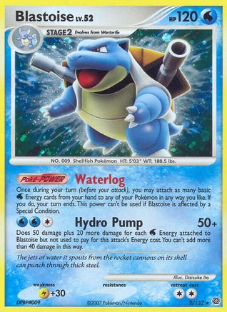 Blastoise 002/132  - Holofoil Secret Wonders - Holo Rare