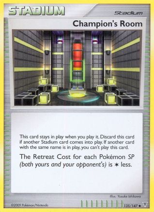 Champion's Room 135  - Reverse Holofoil Supreme Victors - Uncommon
