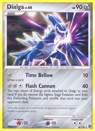 Dialga 016  Great Encounters - Rare